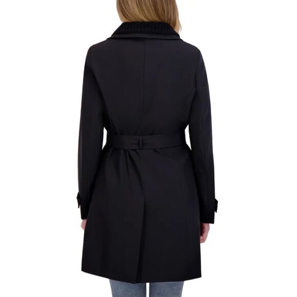 Halston Women's Belted Trench Coat - Picture 6 of 14